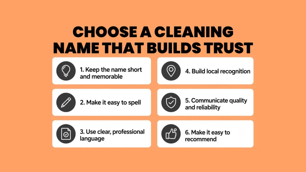 Why Choosing the Right Cleaning Business Name Matters?