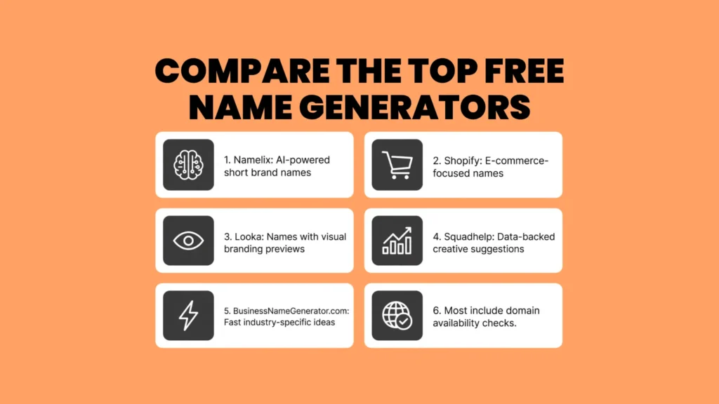 Top Free Business Name Generator Tools to Try