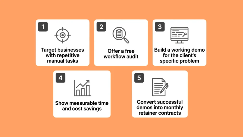 Finding and Closing Your First Paying Clients-ai automation agency