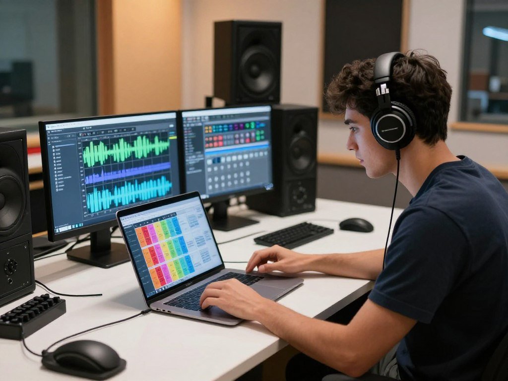 A beginner sorting audio samples into clear classes