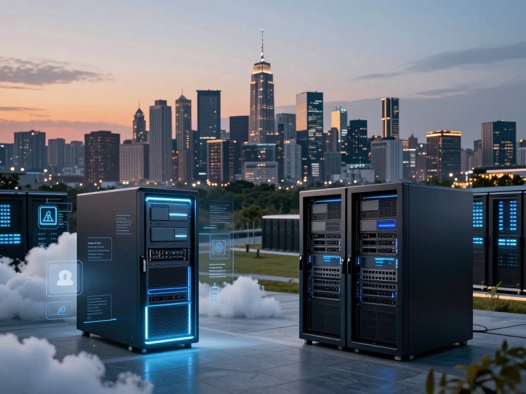 A comparison shows public cloud and private AI data boundaries A comparison shows public cloud and private AI data boundaries