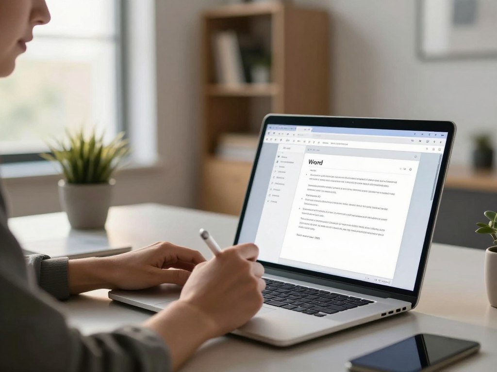 A recipient signs a Word document in a browser A recipient signs a Word document in a browser