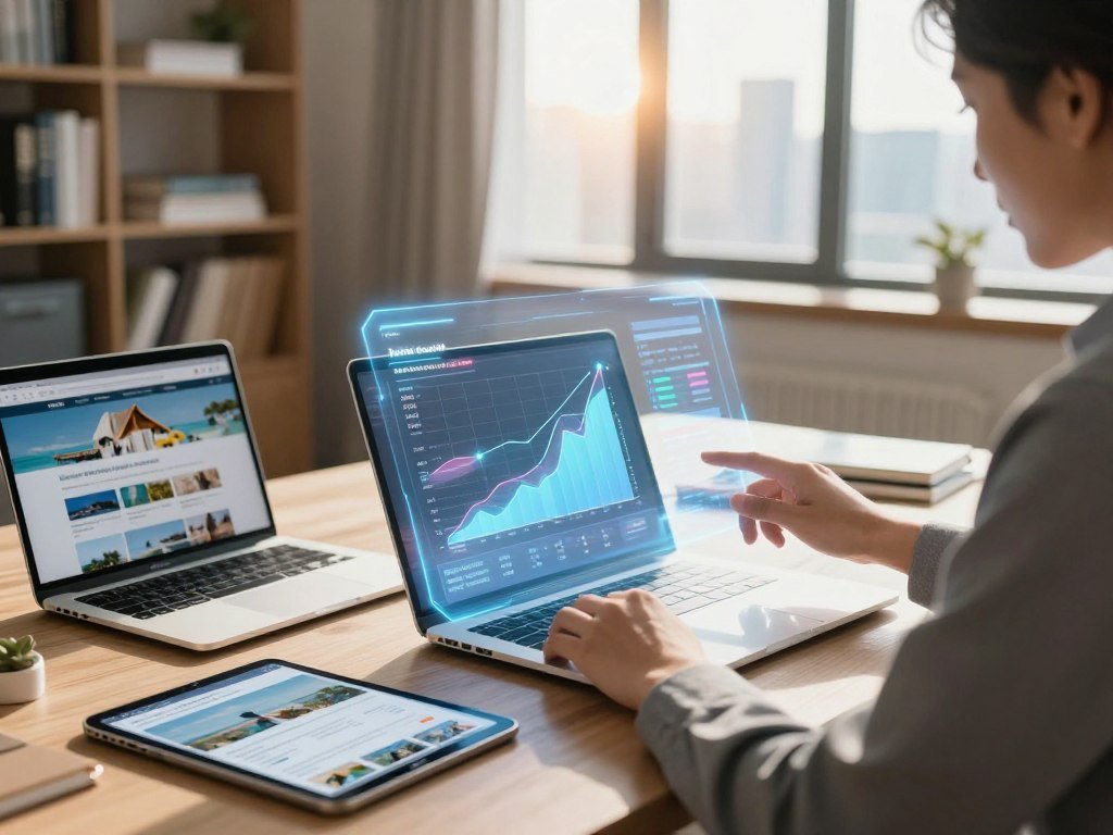 An AI agent compares vacation details across websites and email An AI agent compares vacation details across websites and email