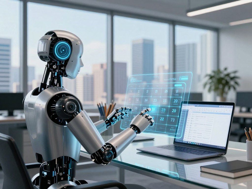 An agentic system checks calendar data to find a meeting time An agentic system checks calendar data to find a meeting time