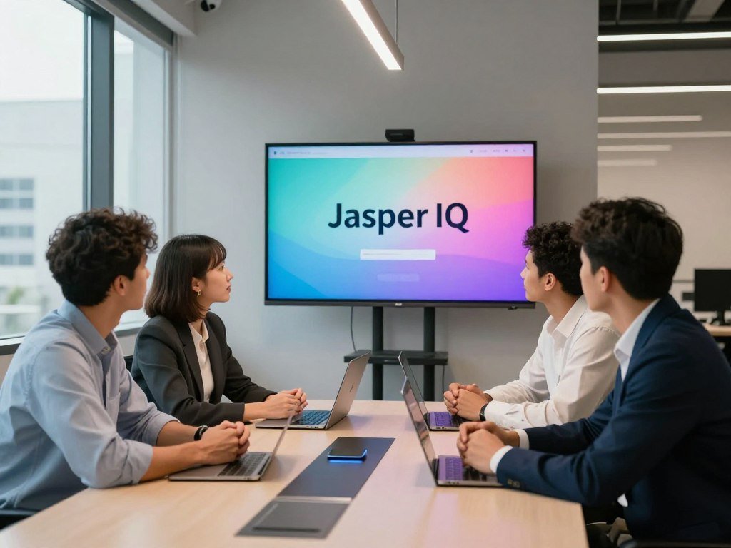 Brand voice guidance saved for marketing content in Jasper IQ