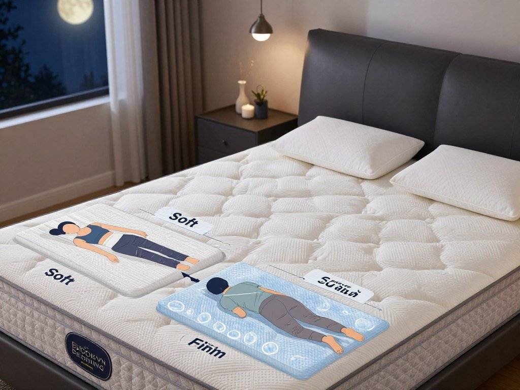 Brooklyn Bedding Aurora Luxe firmness choices for different sleep positions