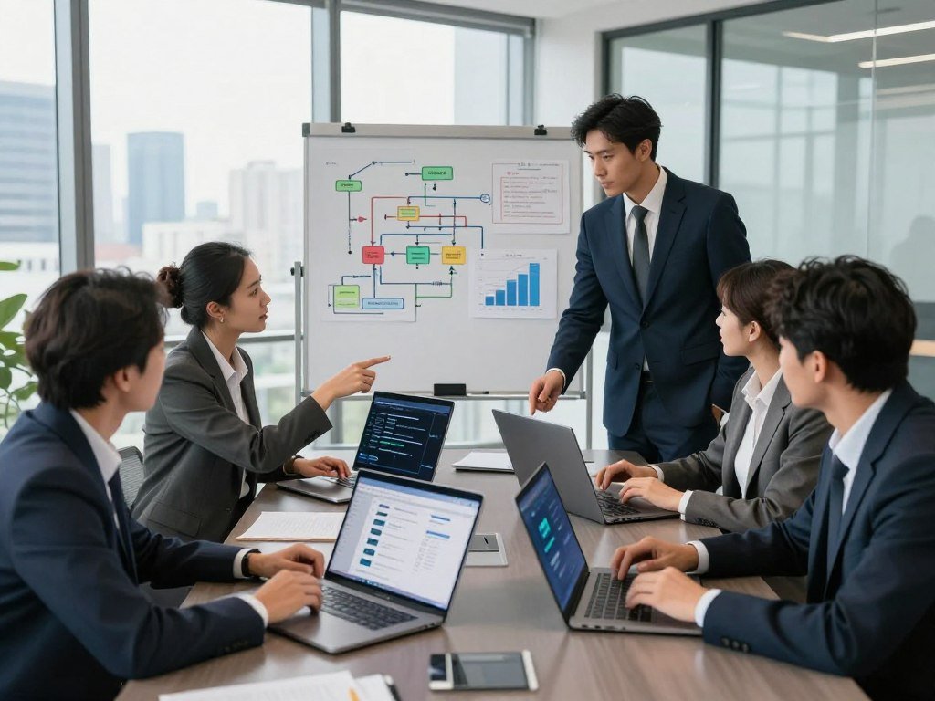 Business team comparing agent platforms for a shared workflow Business team comparing agent platforms for a shared workflow