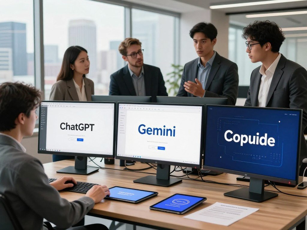 ChatGPT, Gemini, Claude, and Copilot compared for work