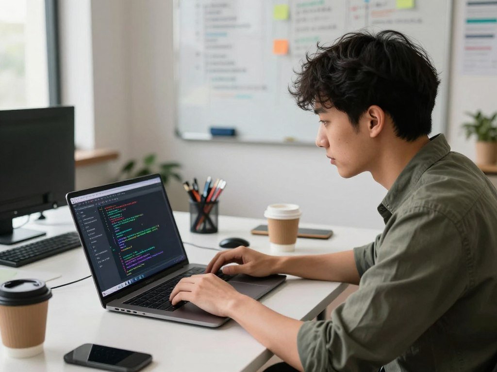 Developer checking free coding tool limits in an IDE Developer checking free coding tool limits in an IDE