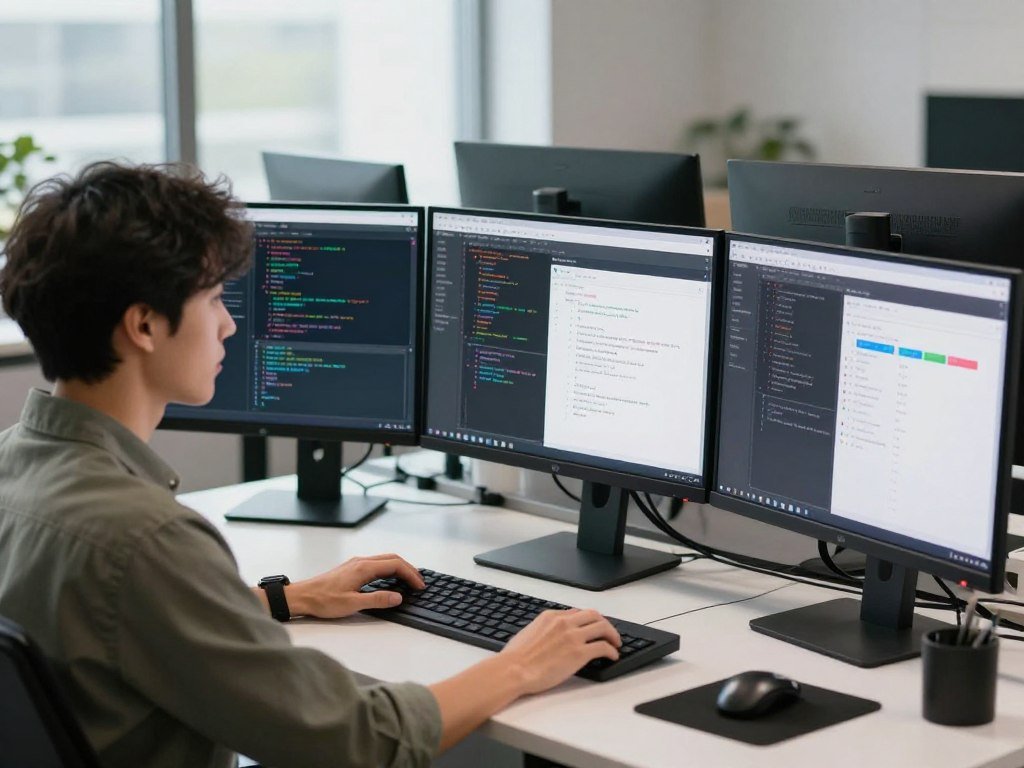 Developer comparing coding assistant workflows for a team Developer comparing coding assistant workflows for a team