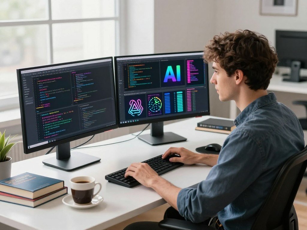 Developer selecting an AI model for a coding task Developer selecting an AI model for a coding task
