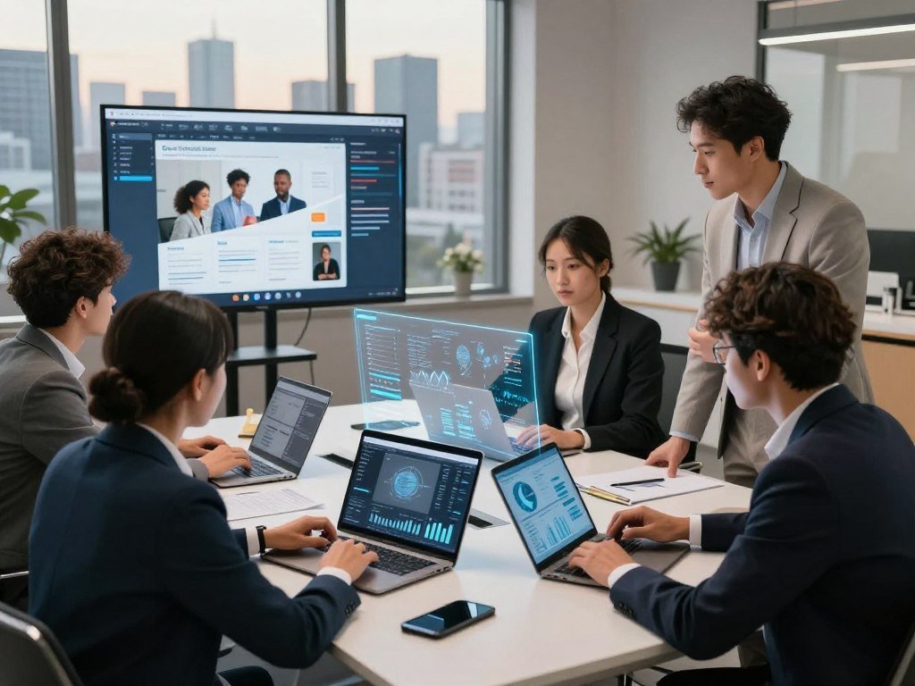 Distributed team sharing business data through cloud applications Distributed team sharing business data through cloud applications