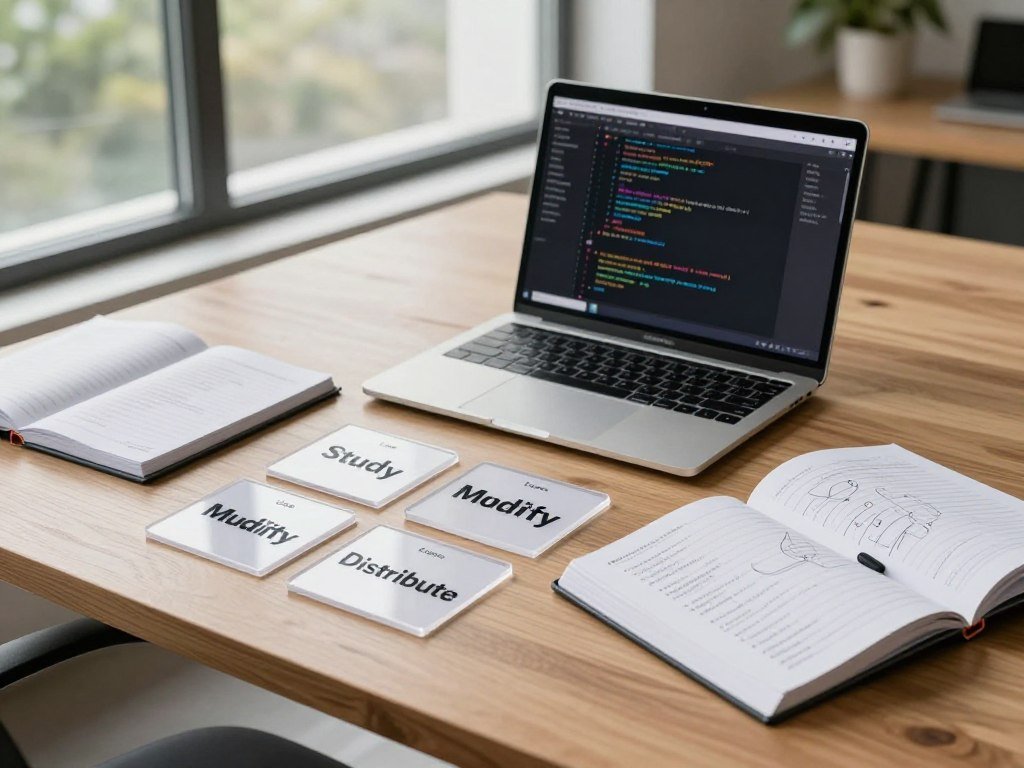 Four open source freedoms beside AI source code and model notes Four open source freedoms beside AI source code and model notes