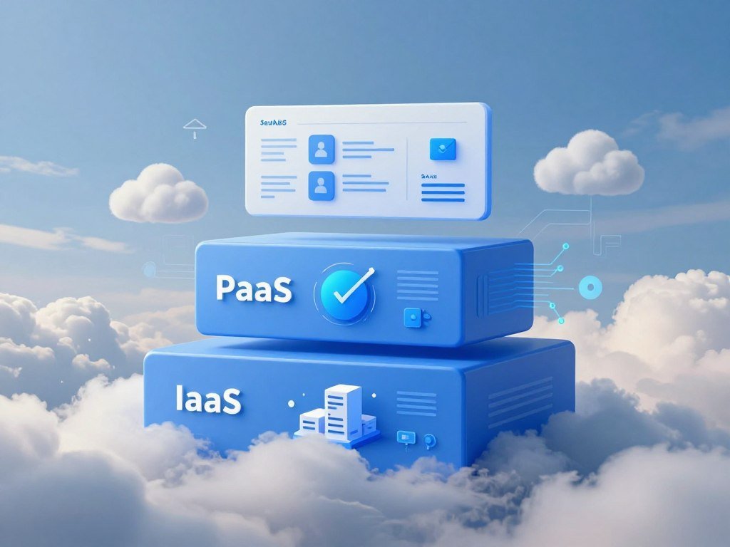 IaaS PaaS and SaaS layers in a cloud service stack IaaS PaaS and SaaS layers in a cloud service stack