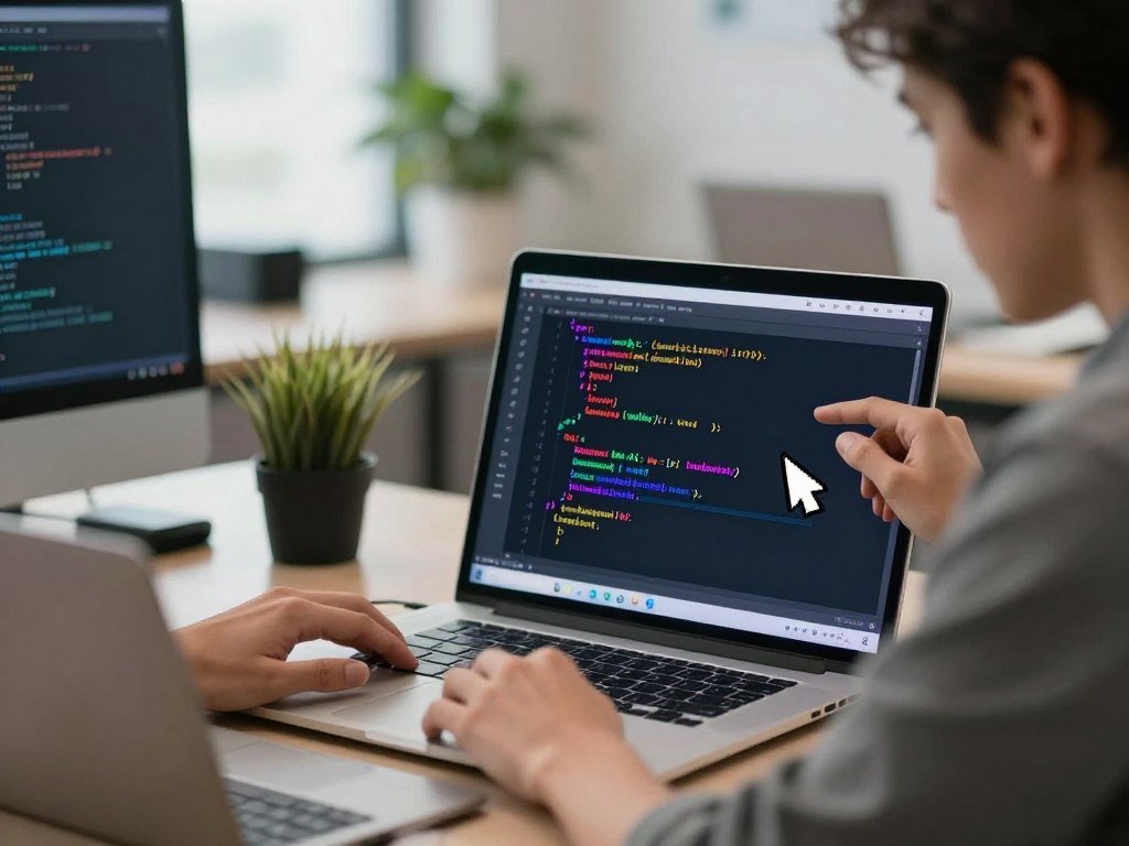 Inline code suggestion appearing beside a developer's cursor Inline code suggestion appearing beside a developer's cursor