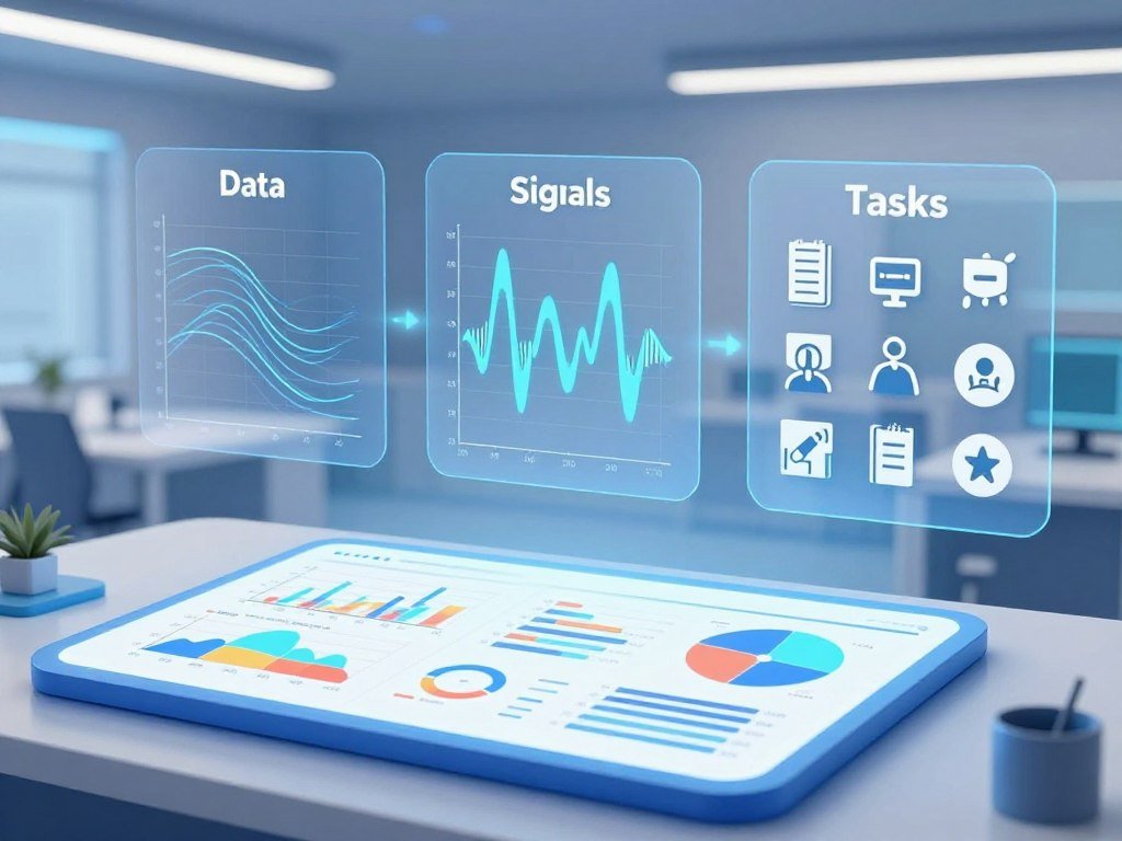 Learning methods compared by data, signal, and task