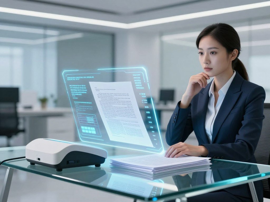 Optical character recognition turns a scanned document into data Optical character recognition turns a scanned document into data