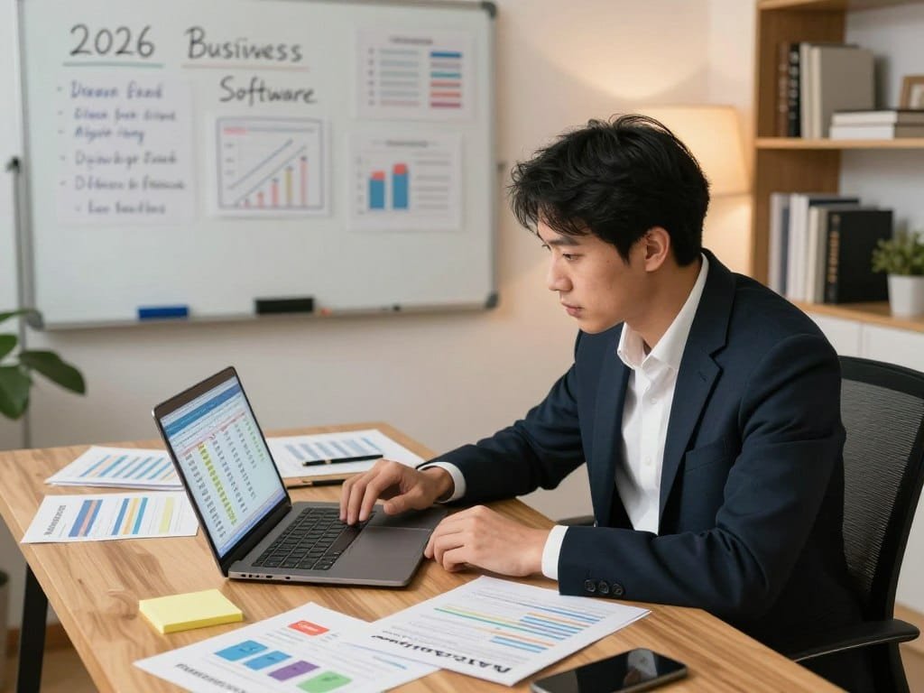 Owner comparing accounting plans, user limits, and monthly prices