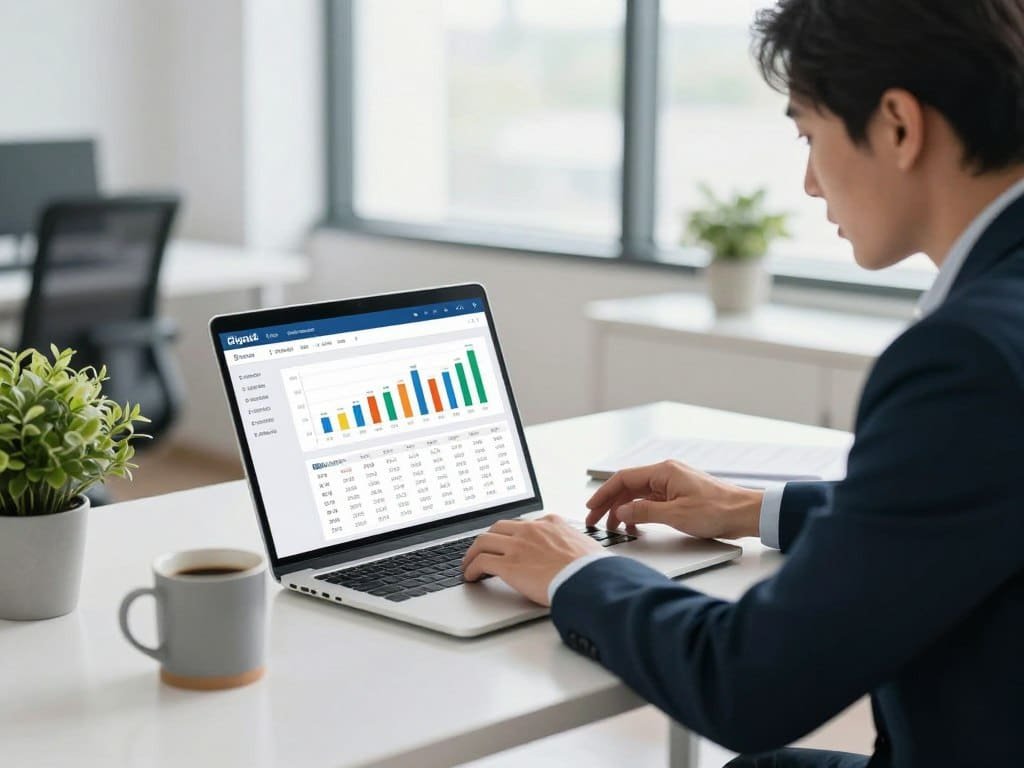 Owner comparing bank feeds and inventory management features