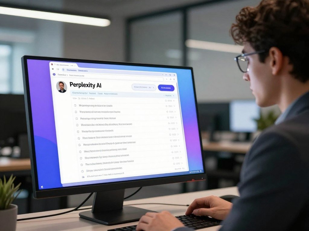 Perplexity search engine answering a question with web citations