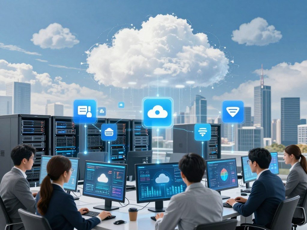 Public and private cloud environments joined for shared work Public and private cloud environments joined for shared work