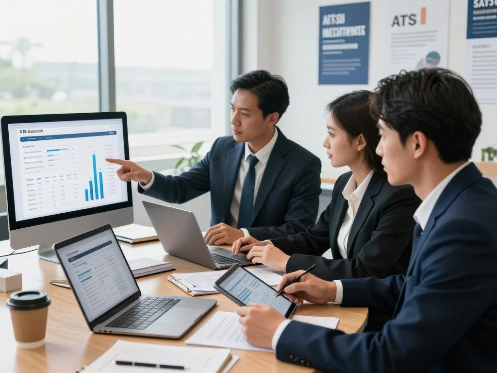 Recruiting team comparing ATS and sourcing platform options Recruiting team comparing ATS and sourcing platform options