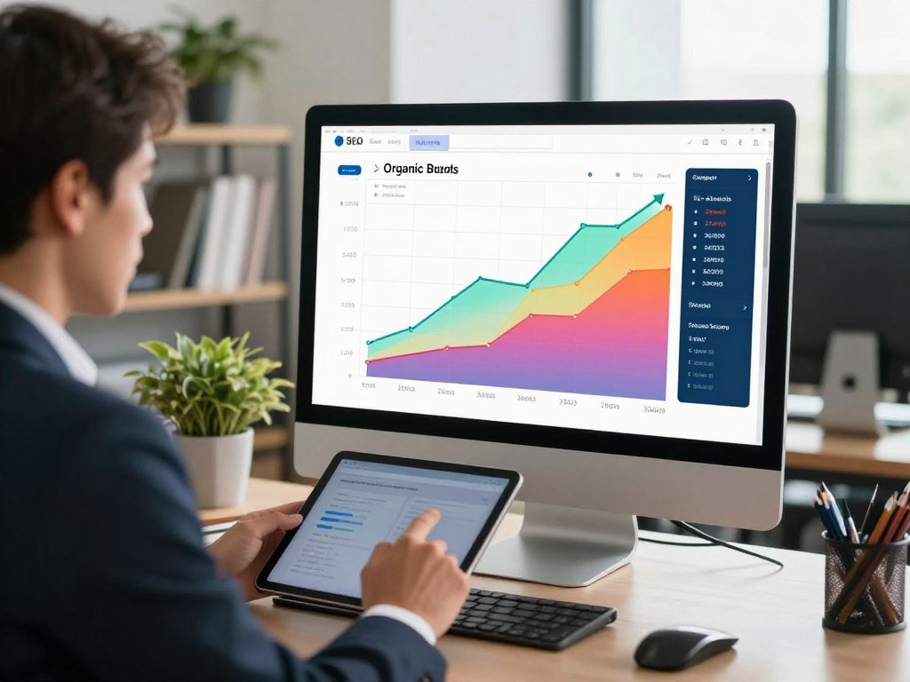 Semrush One report comparing organic rankings and AI visibility Semrush One report comparing organic rankings and AI visibility