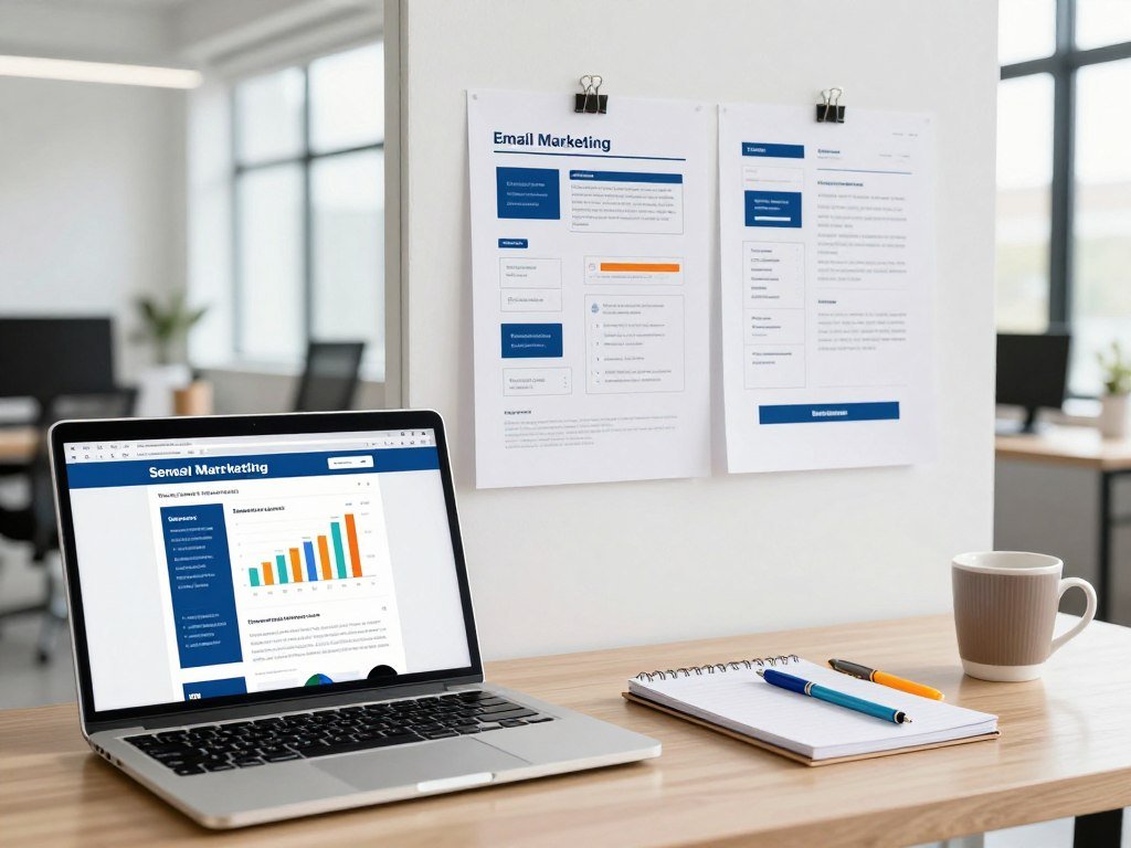 Sender email marketing templates and automation for a small business