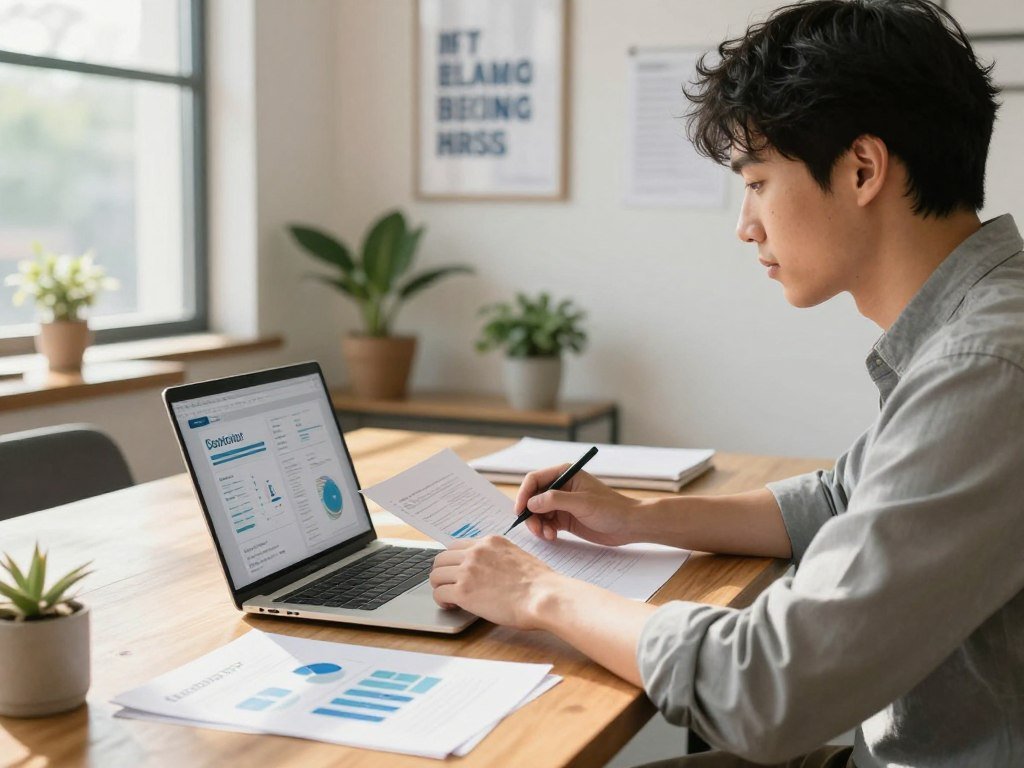 Small business owner comparing Gusto and BambooHR onboarding