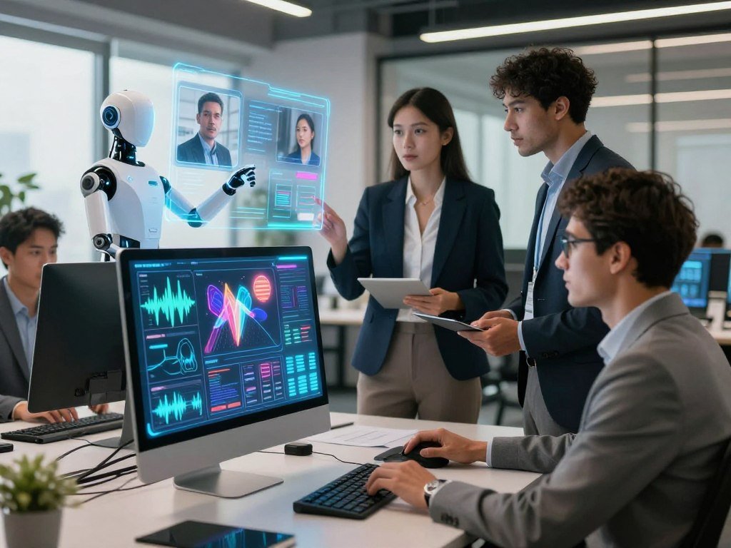 Specialized AI tools handling speech, images, and recommendations