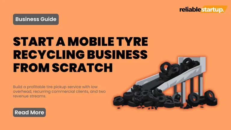 mobile tyre recycling business