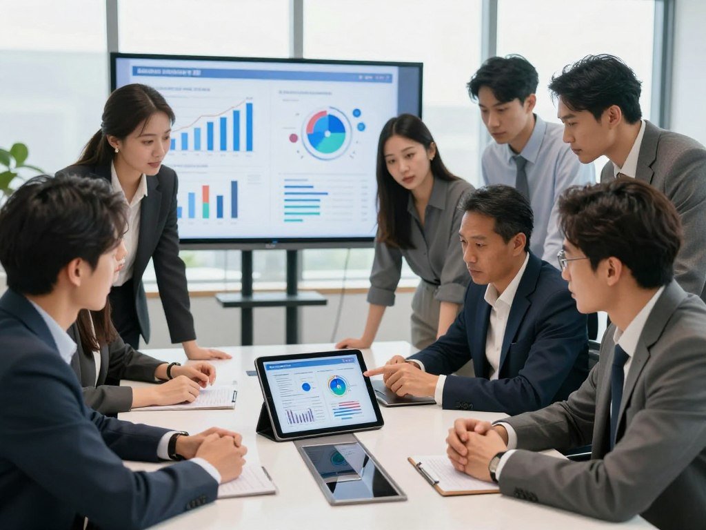 Team compares company goals with an AI model specification Team compares company goals with an AI model specification